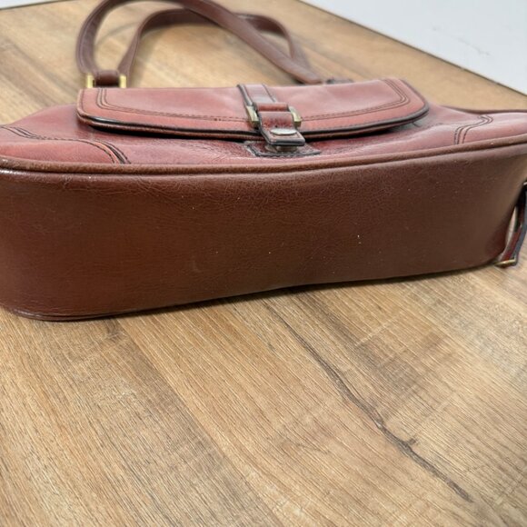 Y2K Spring Leather Shoulder Bag Brown - Picture 8 of 13